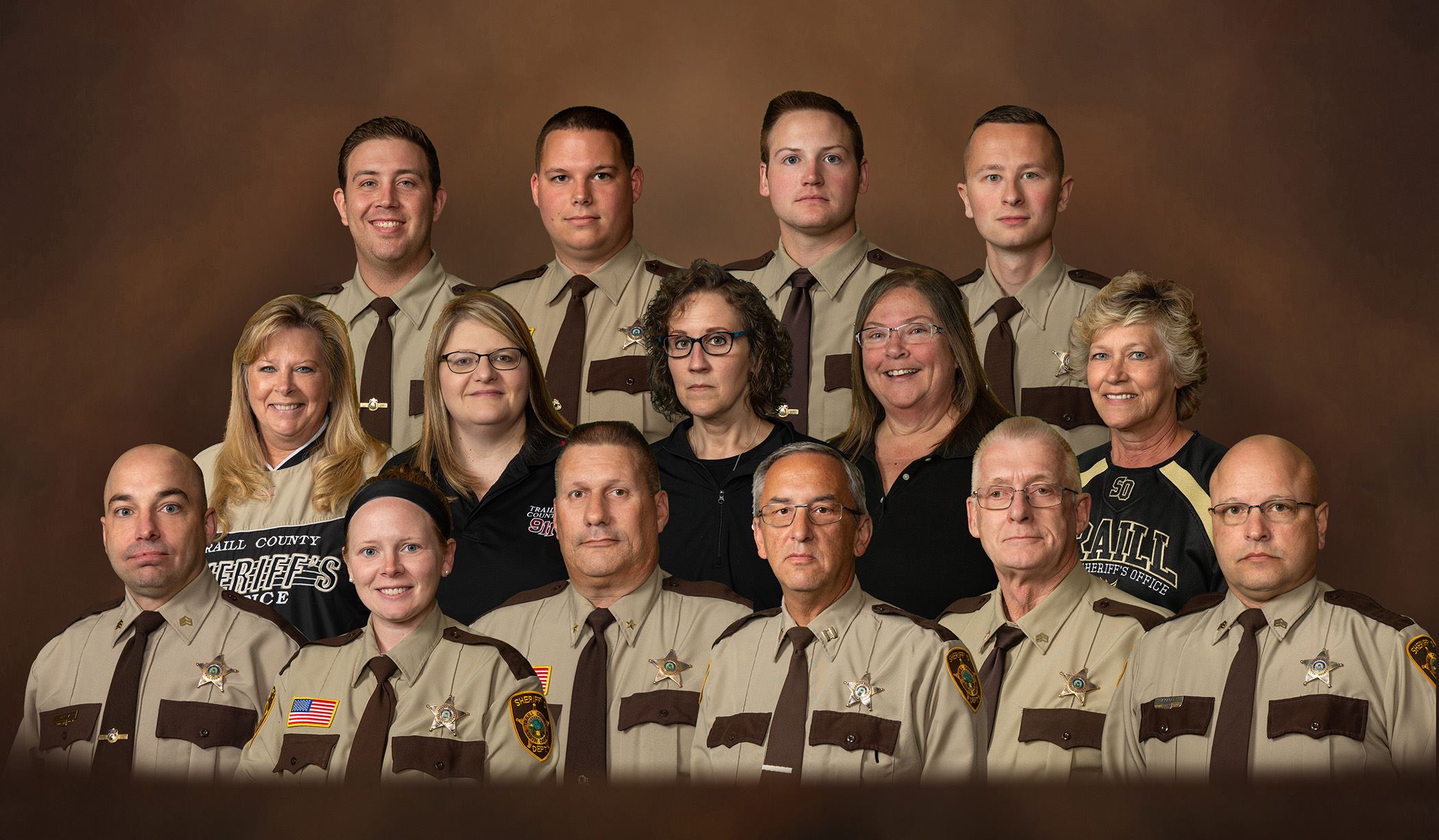 Traill County Sheriff's Department Group Photo